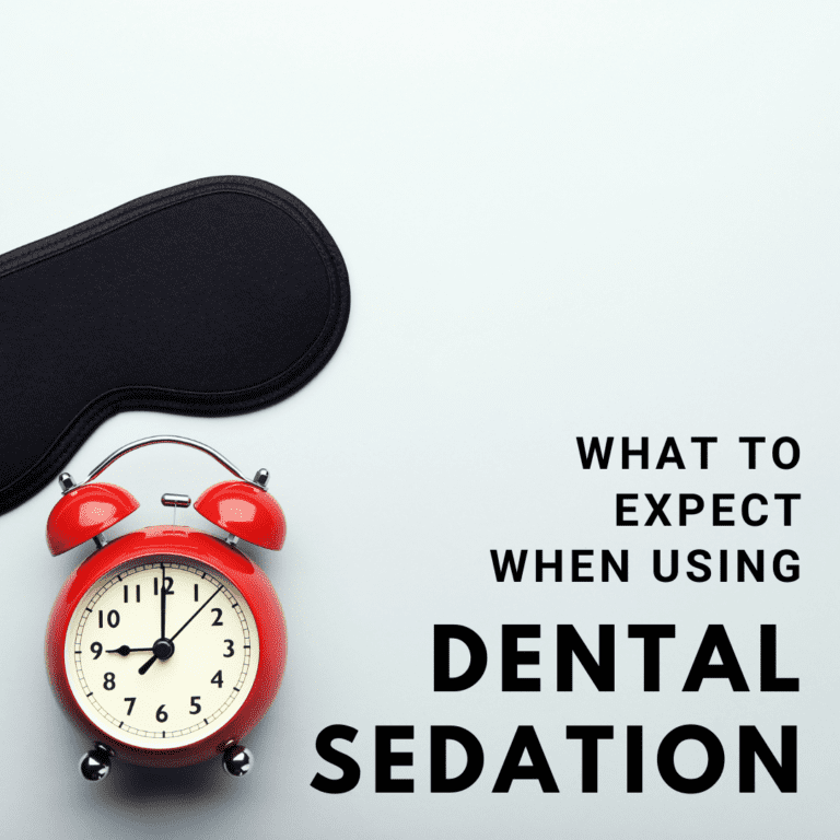 What to Expect when using dental sedation